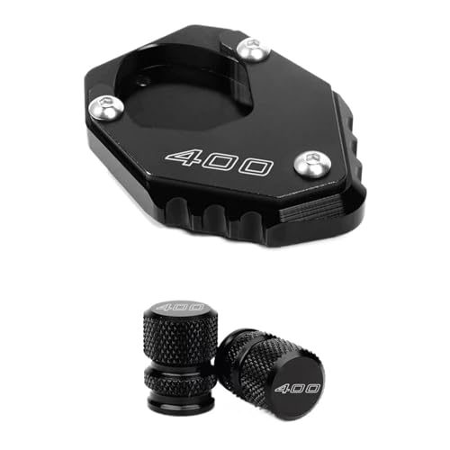 Sharrqing Motorrad Reifen Ventil Kappe Kickstand Seite Stehen Verlängerung Vergrößerungs Pad Kompatibel Mit NINJA400 Z400 2018-2024 2025 Sharrqing Motorrad Reifen Ventil Kappe Kickstand Seite Stehen Verlängerung Vergrößerungs Pad Kompatibel Mit NINJA400 Z400 2018-2024 2025 von Sharrqing
