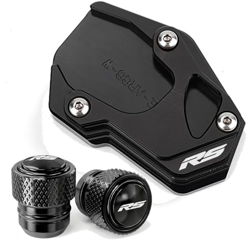 Sharrqing Motorrad-Ständerfuß-Seitenständer-Verlängerungspolster, Reifenventilkappen, kompatibel mit RS660 RS457 RS 660 Rs 457 2021–2024 2025 Sharrqing Motorrad-Ständerfuß-Seitenständer-Verlängerungspolster, Reifenventilkappen, kompatibel mit RS660 RS457 RS 660 Rs 457 2021–2024 2025 von Sharrqing