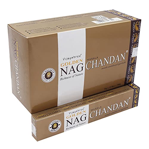 Sharvgun Nag Chandan Fragrance Masala Räucherstäbchen Agarbatti Home Scent 15 g x 12 Stück – 180 g von Sharvgun