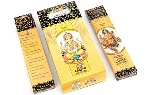 Sharvgun Tridev Jai Shri Ganesh Räucherstäbchen Aggarbatti Jai Maa Durga with His Aarti - Packung mit 6 x 20 g Sharvgun Tridev Jai Shri Ganesh Räucherstäbchen Aggarbatti Jai Maa Durga with His Aarti - Packung mit 6 x 20 g von Sharvgun