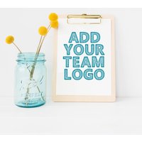 Fügen Sie Ihr Team-Logo Zu Jedem Shauna Smith Design Kunstwerk - Tafel Coaches Geschenk Team von ShaunaSmithDesigns