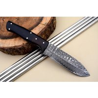 Neues Custom Handgefertigtes Damaszener Bushcraftmesser von ShaymaanProducts