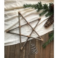 Weihnachtsbaumspitze Stern - Handgemachte Rustikale Holz Baumspitze | Für Weihnachtsbaum Topper Zweig Weihnachtsstern Weihnachtsbaumspitze Stern - Handgemachte Rustikale Holz Baumspitze | Für Weihnachtsbaum Topper Zweig Weihnachtsstern von SheLikesLetters