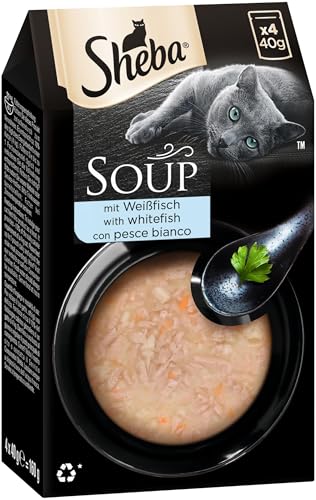 Sheba Multipack Soup - Katzennassfutter im Portionsbeutel - Weißfisch - 40 x 40g Sheba Multipack Soup - Katzennassfutter im Portionsbeutel - Weißfisch - 40 x 40g von Sheba