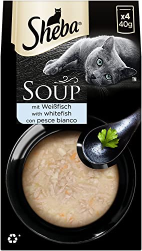 Sheba Portionsbeutel Multipack Soup mit Weißfisch 10 x 4 x 40g von Sheba