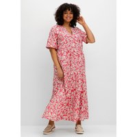 Sheego Maxikleid "Große Größen", mit grafischem Alloverprint von Sheego