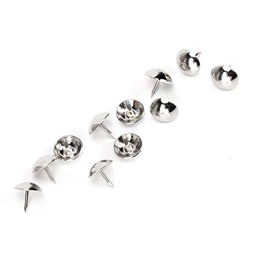 Polsternagel, 300 Stück Silber Finish Polsternägel Retro Eisen Silber Weiß Schmuck Geschenketasche Möbel Dekorative Nieten 9MM von Sheens