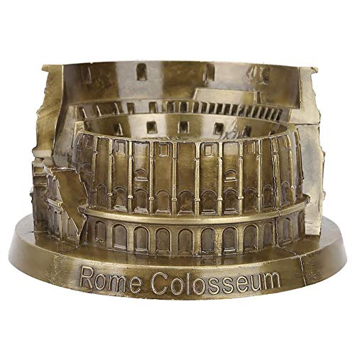Rom Kolosseum Modell, Künstliche Metall Miniatur Römische Kolosseum Statue für Home Office Kunsthandwerk Desktop Dekoration GeschenkStatuen von Sheens