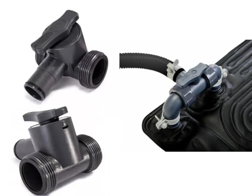 Intex 11954 Bypass-Ventil 32 mm für Solar Heizmatte Anschlussventil Zur Umleitung des Wasserflusses im Pool-Heizsystem von Sheepmania