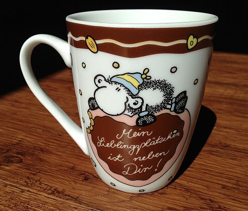 Limited Sheepworld - Wintertasse"Mein Lieblingsplätzchen" Tasse Kaffeetasse von Sheepworld