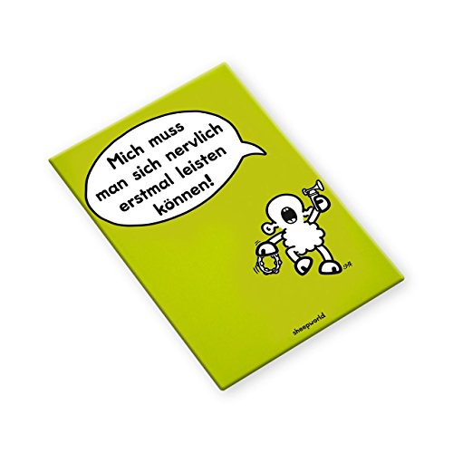 Sheepworld - 44091 - Magnet, Mich muss Man Sich nervlich erstmal leisten können! 8cm x 4,5cm von Sheepworld