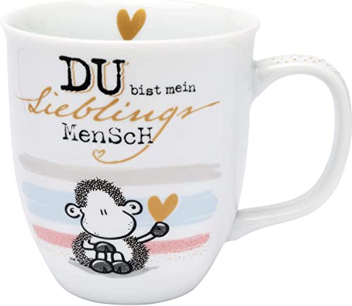 Sheepworld Tasse mit Motiv "Mensch" | Tasse mit Spruch, Porzellan, 40 cl | Geschenk, Freunde | 46941 von Sheepworld