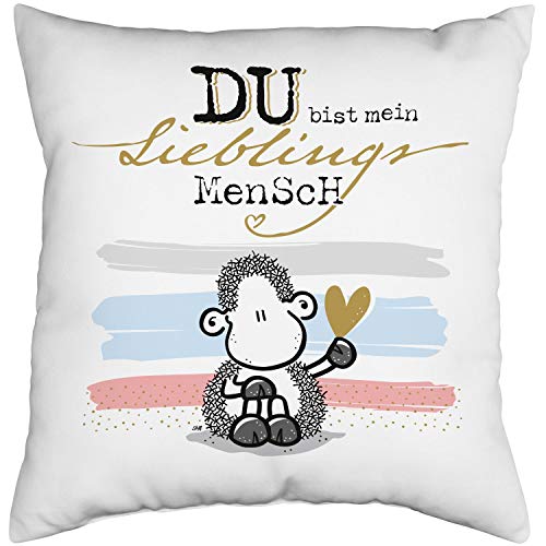 Sheepworld Kissen Motiv "Mensch" | Zierkissen, Polyester, 40 cm x 40 cm | Kissen mit Spruch | 46951 von Sheepworld