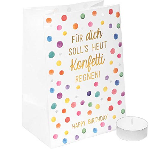 Sheepworld - 47272 - Eine Tüte Licht - Für Dich soll's heut Konfetti regnen von Sheepworld