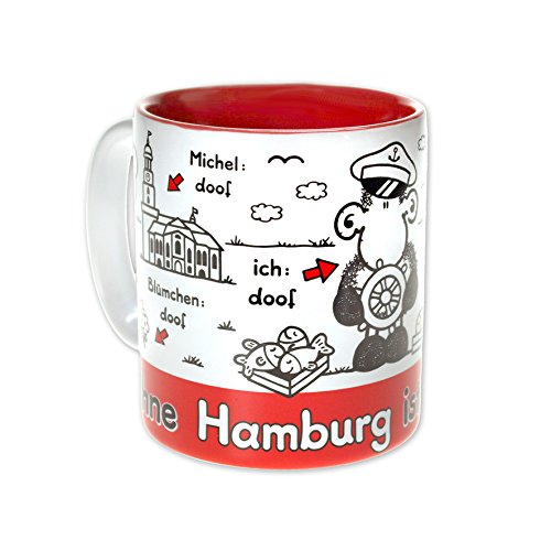 Sheepworld 61038 Tasse Ohne Hamburg ist alles doof. von Sheepworld