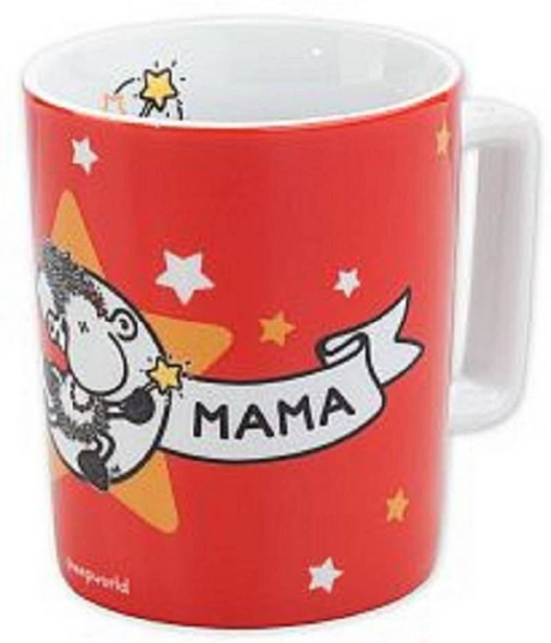 Sheepworld Dekoobjekt SHEEPWORLD 42273 Tasse,"Super Mama" 0,3l. Farbe ROT von Sheepworld