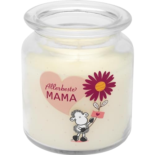 Sheepworld Kerze im Glas Motiv "Allerbeste Mama" von Sheepworld