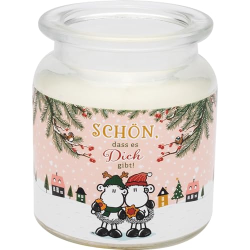 Sheepworld Kerze im Glas Motiv "Gibt" | Duftkerze mit Vanille-Duft, im bedurckten Glas, Höhe 9 cm | Geschenk für Sie, Freundin, Schwester, Kollegin | 51139 Sheepworld Kerze im Glas Motiv "Gibt" | Duftkerze mit Vanille-Duft, im bedurckten Glas, Höhe 9 cm | Geschenk für Sie, Freundin, Schwester, Kollegin | 51139 von Sheepworld