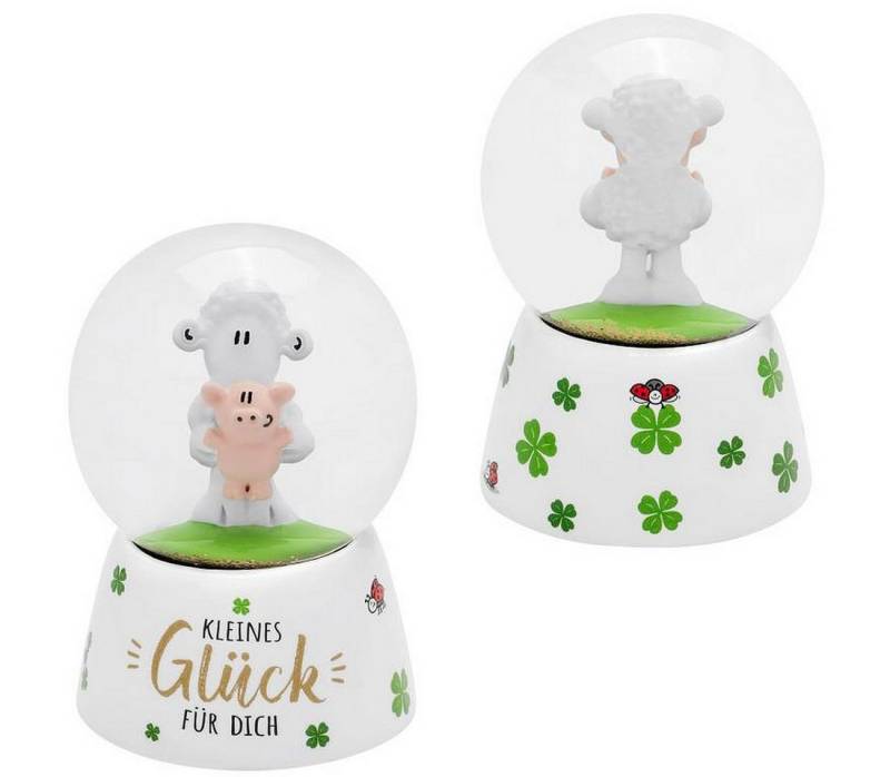 Sheepworld Schneekugel Traumkugel Glitzerkugel Schneekugel Geschenk Sheepworld GLÜCK 74429 von Sheepworld