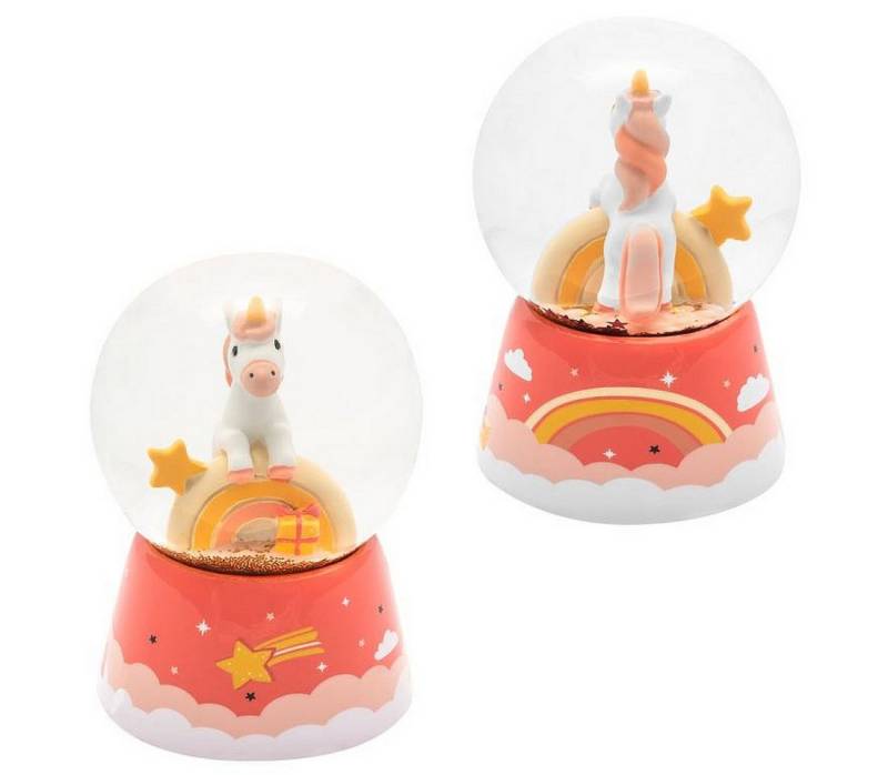 Sheepworld Schneekugel Traumkugel Glitzerkugel Schneekugel Geschenk Sheepworld Kids EINHORN von Sheepworld