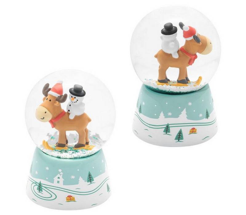 Sheepworld Schneekugel Traumkugel Glitzerkugel Schneekugel Geschenk Sheepworld Kids ELCH von Sheepworld