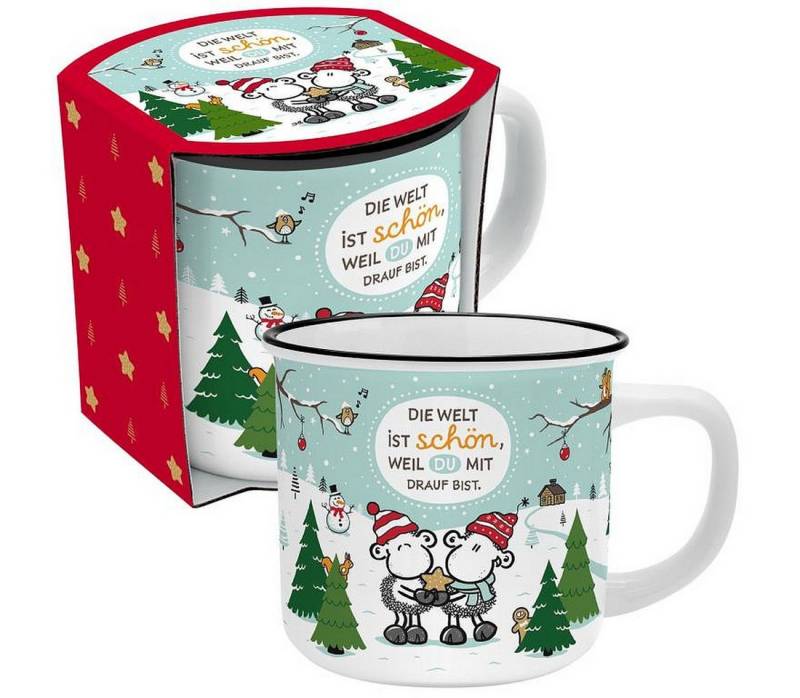Sheepworld Tasse Kaffee Tasse Kaffeebecher 35cl Geschenk Weihnachtstasse Sheepworld, Material: Porzellan Sheepworld Tasse Kaffee Tasse Kaffeebecher 35cl Geschenk Weihnachtstasse Sheepworld, Material: Porzellan von Sheepworld