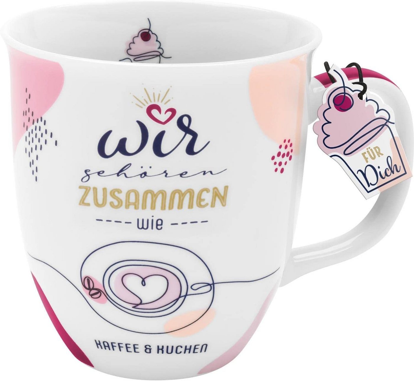 Sheepworld Tasse Tasse Kaffeetasse Kaffeebecher Teetasse Sheepworld 40cl Gehören, Material: Porzellan von Sheepworld