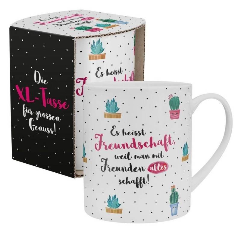 Sheepworld Tasse XL-Tasse mit Kaktus "Freundschaft" von Sheepworld