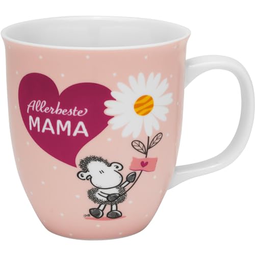 Sheepworld Tasse mit Motiv "Allerbeste Mama" | Tasse mit Spruch, Kaffeetasse, Porzellan, 40 cl | Geschenk Mama, Muttertagsgeschenk, Geschenk für Sie | 48606 Sheepworld Tasse mit Motiv "Allerbeste Mama" | Tasse mit Spruch, Kaffeetasse, Porzellan, 40 cl | Geschenk Mama, Muttertagsgeschenk, Geschenk für Sie | 48606 von Sheepworld