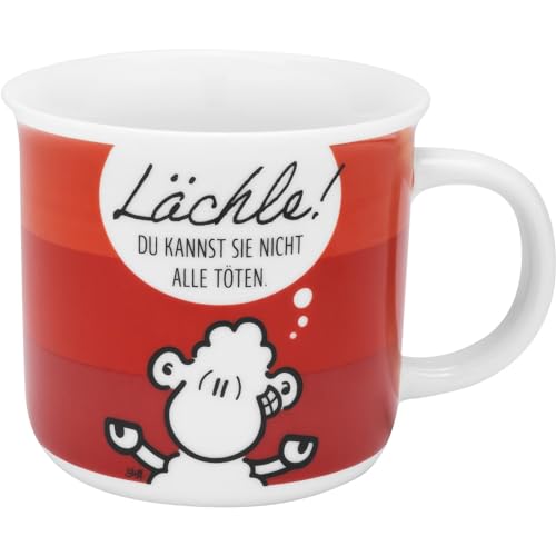 Sheepworld Tasse mit Motiv Lächle - Lieblingstasse in Geschenkbox von Sheepworld