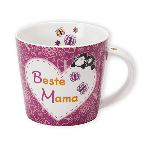 Sheepworld Tasse mit Spruch Beste Mama | Kaffeetasse mit Herz, Porzellan, Rosa | Geschenk für Mama, Muttertag, Geburtstag, Weihnachten | 43472 Sheepworld Tasse mit Spruch Beste Mama | Kaffeetasse mit Herz, Porzellan, Rosa | Geschenk für Mama, Muttertag, Geburtstag, Weihnachten | 43472 von Sheepworld