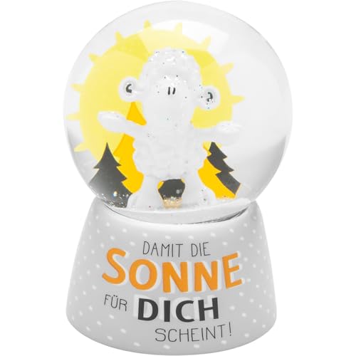 Sheepworld Traumkugel Motiv Sonne | Schneekugel, Glas, Polyresin, Motivdruck | Geschenk | 47558 von Sheepworld