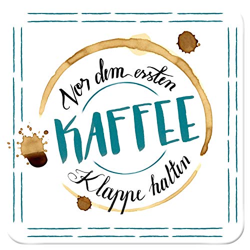 Sheepworld Untersetzer Motiv Vor dem ersten Kaffee Klappe halten. Sheepworld Untersetzer Motiv Vor dem ersten Kaffee Klappe halten. von Sheepworld