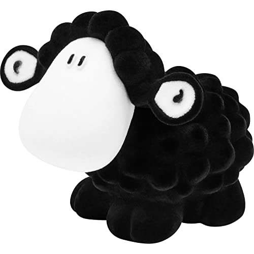 Sheepworld Wackelschaf Motiv Ohne Dich ist Alles doof | Figürliches Schaf mit beweglichem Kopf, schwarz | lustiges Geschenk, Geburtstag, für Weihnachten | 48085 von Sheepworld