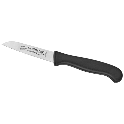 Shehadeh- Solingen Küchenmesser - Kleines Solinger Allzweckmesser für die Küche - Gemüsemesser - Obstmesser - Schälmesser - gerade Schneide - Edelstahl rostfrei - Extra scharf von Shehadeh