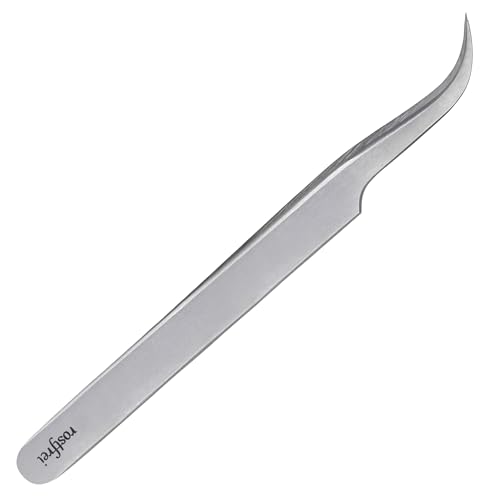 Shehadeh - Technische Pinzette - Uhrmacherpinzette - Modellbau Pinzette - Mehrzweckpinzette - Elektriker Pinzette - Feinmechaniker Pinzette - spitz und gebogen von Shehadeh