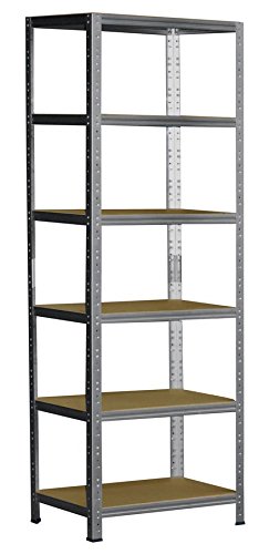 Shelf Creations BASIC Schwerlastregal 180x70x60cm verzinkt 6 Böden Steckregal Kellerregal Lagerregal Werkstattregal Archivregal Haushaltsregal Ordnerregal Metallregal Garagenregal Fachbodenregal Shelf Creations BASIC Schwerlastregal 180x70x60cm verzinkt 6 Böden Steckregal Kellerregal Lagerregal Werkstattregal Archivregal Haushaltsregal Ordnerregal Metallregal Garagenregal Fachbodenregal von Shelf Creations