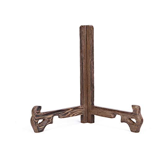 Holzständer Tellerständer Tellerhalter Staffelei,Create Craft Geschirrhalter,Hinweistafel Buchständer Buchhalter Verkaufsständer Warenständer Displayständer(25cm/10in) von Shelf bracket