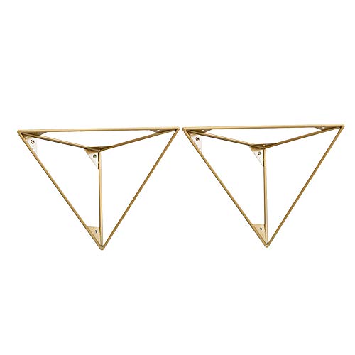 Shelf support Trennwand Halterung Halterung Stativ Regal Stativ Halterung Wand Feste Stativhalterung 2 Stück Gold Schwarz 15 cm, 20 cm, 25 cm von Shelf support