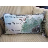 Akzentkissen, Kletter Den Berg... P587 von ShelleyWithAnE