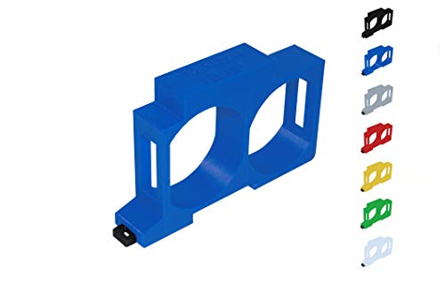 Shelly 1 / 1PM Hutschienenhalter/Adapter Dual DIN Rail bracket (35mm) (Blau (Prime)) von Shelly Hutschienenhalter PW3D