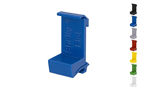 Shelly 1 / 1PM Hutschienenhalter/Adapter Flat DIN Rail bracket (35mm) (Blau (Prime)) von Shelly Hutschienenhalter PW3D