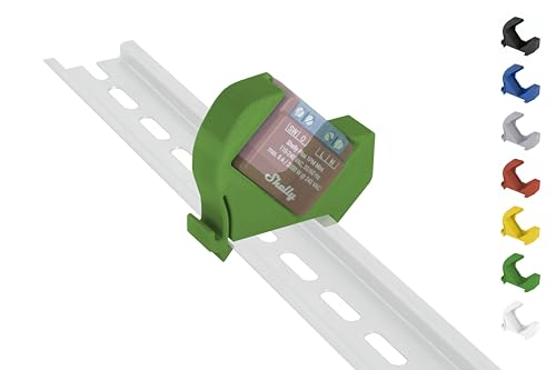 Shelly-MINI Hutschienenhalter/Adapter "Mini" DIN Rail bracket (35mm) (Grün) von Shelly Hutschienenhalter PW3D