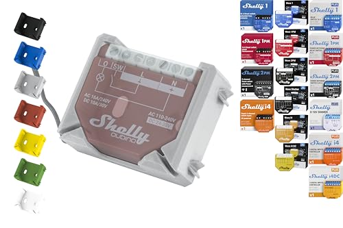 Wandhalter "Wall" für 18 Shellys: 1 Gen3,1PM Gen3,2PM Gen3,i4 Gen3,Plus 1,Plus 1PM,Plus 2PM,Plus i4,Plus 0-10V Dimmer,Wave 1,Wave 1PM,Wave 2PM,Wave Shutter,Wave i4 (Grau) von Shelly Hutschienenhalter PW3D