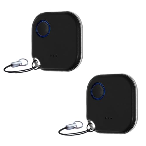 Shelly BLU Button1 | 2er Pack | Bluetooth-gesteuerter Aktions- und Szenenaktivierungsknopf Schwarz | Hausautomation | iOS Android App | Lange Batterielebensdauer | LED-Anzeige | Große Reichweite Shelly BLU Button1 | 2er Pack | Bluetooth-gesteuerter Aktions- und Szenenaktivierungsknopf Schwarz | Hausautomation | iOS Android App | Lange Batterielebensdauer | LED-Anzeige | Große Reichweite von Shelly