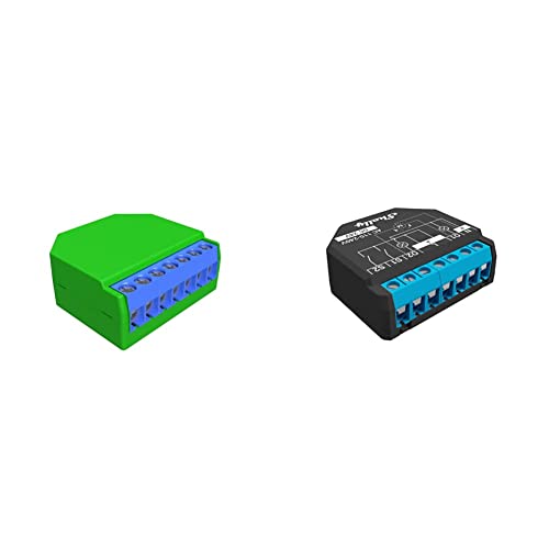Shelly Dimmer 2 – Smart Home WLAN Dimmer, Alexa & Plus 2PM Smart Home Doppel Relais Schalter, Digitale Steuerung per kostenloser App & WLAN, Funktioniert mit Alexa & Google Home Schwarz von Shelly