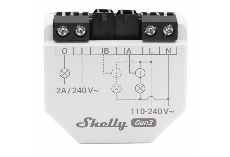 Shelly Energiekostenmessgerät SHELLY WiFi-Stromzähler EM Gen3, 50 A von Shelly
