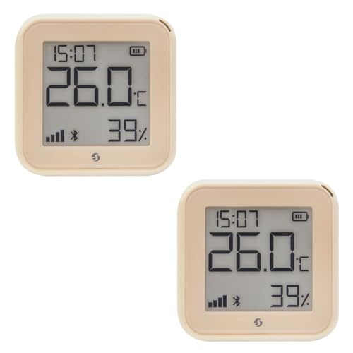 Shelly H&T Gen 3 Mocha | 2er Pack |Wi-Fi und Bluetooth Temperatur&Luftfeuchtigkeitssensor | Hausautomation | Kein Hub erforderlich | Lange Batterielebensdauer | Wandmontierbar Shelly H&T Gen 3 Mocha | 2er Pack |Wi-Fi und Bluetooth Temperatur&Luftfeuchtigkeitssensor | Hausautomation | Kein Hub erforderlich | Lange Batterielebensdauer | Wandmontierbar von Shelly