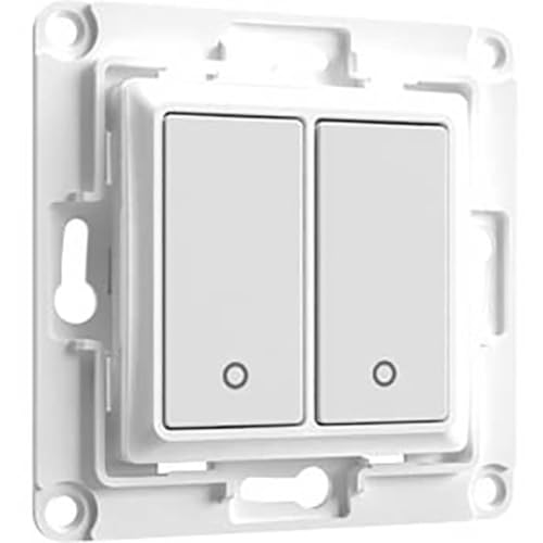 Shelly Home Accessories Wandschalter, 2 Zoll, WANDTASTER 2-FACH WEIß (Artikel kann variieren) von Shelly