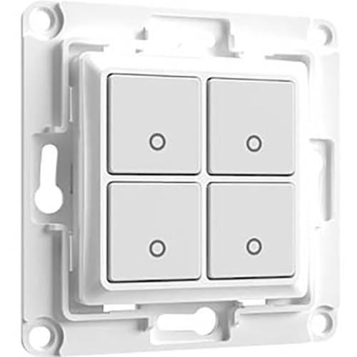 Shelly Home Accessories - Wandschalter 4 Tasten 8x8cm. von Shelly
